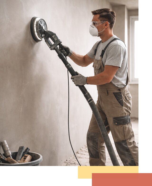 Профессиональная шлифовка стен в клине быстро и качественно