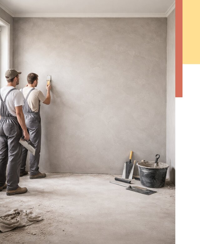 Микробетон на стены в клине от 1281 руб. — нанесение и отделка | ОТДЕЛОЧНИК-Кли