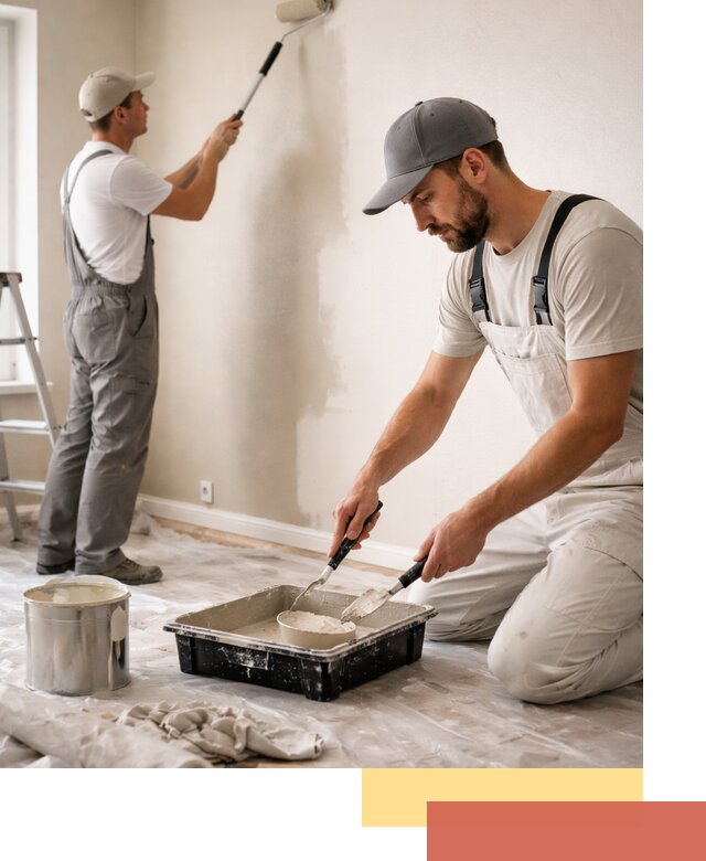 Покраска стен в квартире в клине — профессионально и аккуратно