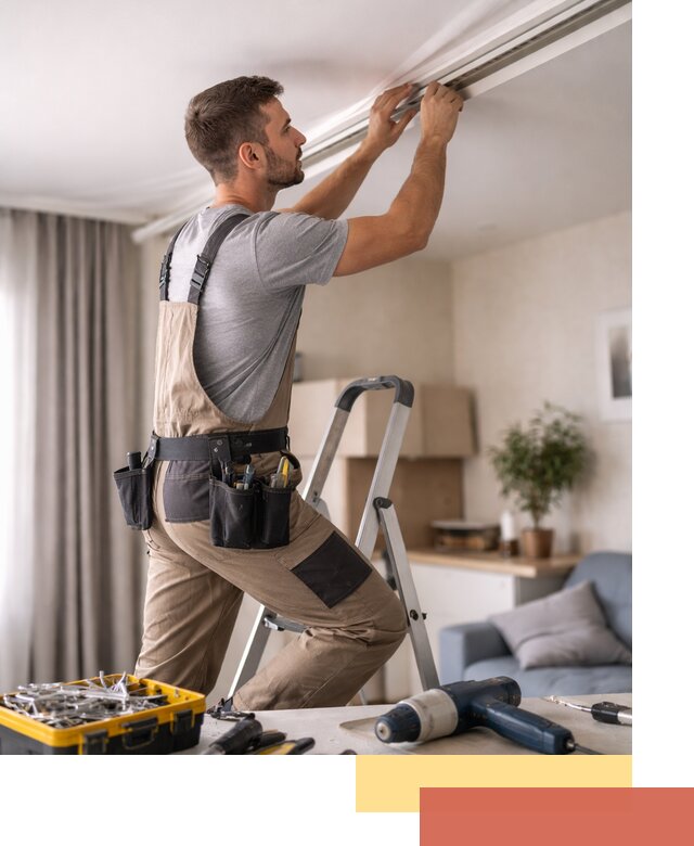 Ремонт натяжных потолков в клине — качественно и оперативно