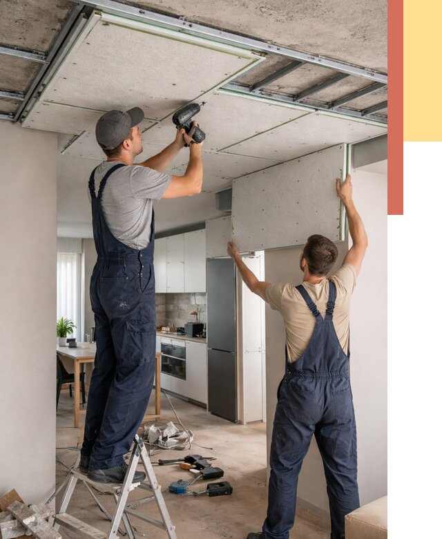 Шумоизоляция потолка панелями зипс в клине от 1895 руб. под ключ | ОТДЕЛОЧНИК-Кли